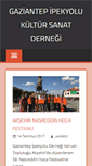 Mobile Screenshot of gaziantepipekyolu.com